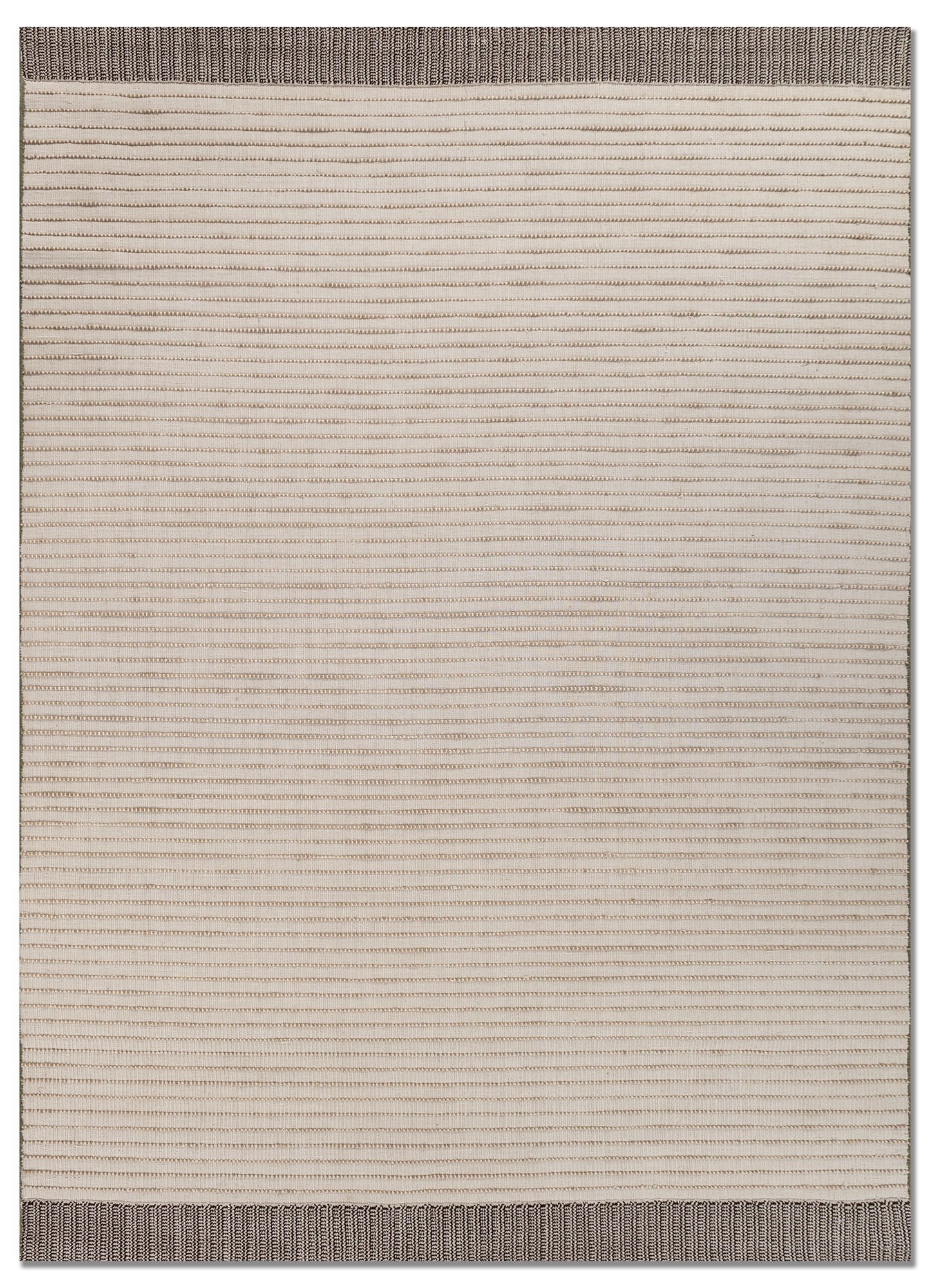 hand loom wool and bamboo silk Rug vanilla ice/light peach rectangle